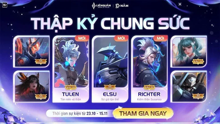 Dịch vụ cày thuê Chung Sức Liên Quân
